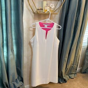 Gretchen Scott, XL, white dress, lined upper